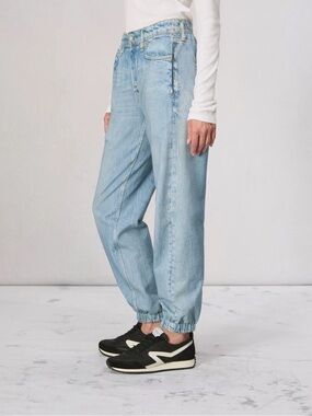 rag & bone Light Blue Denim Jogger Pants